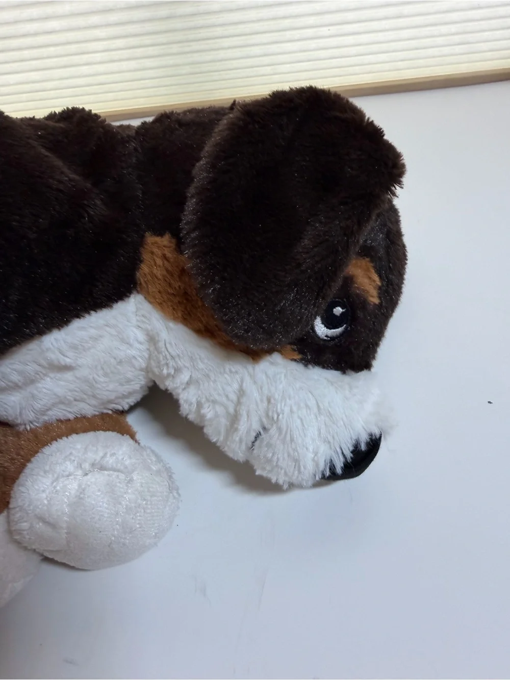 IKEA HOPPIG Bernese Mountain Dog Brown Black White Plush Puppy